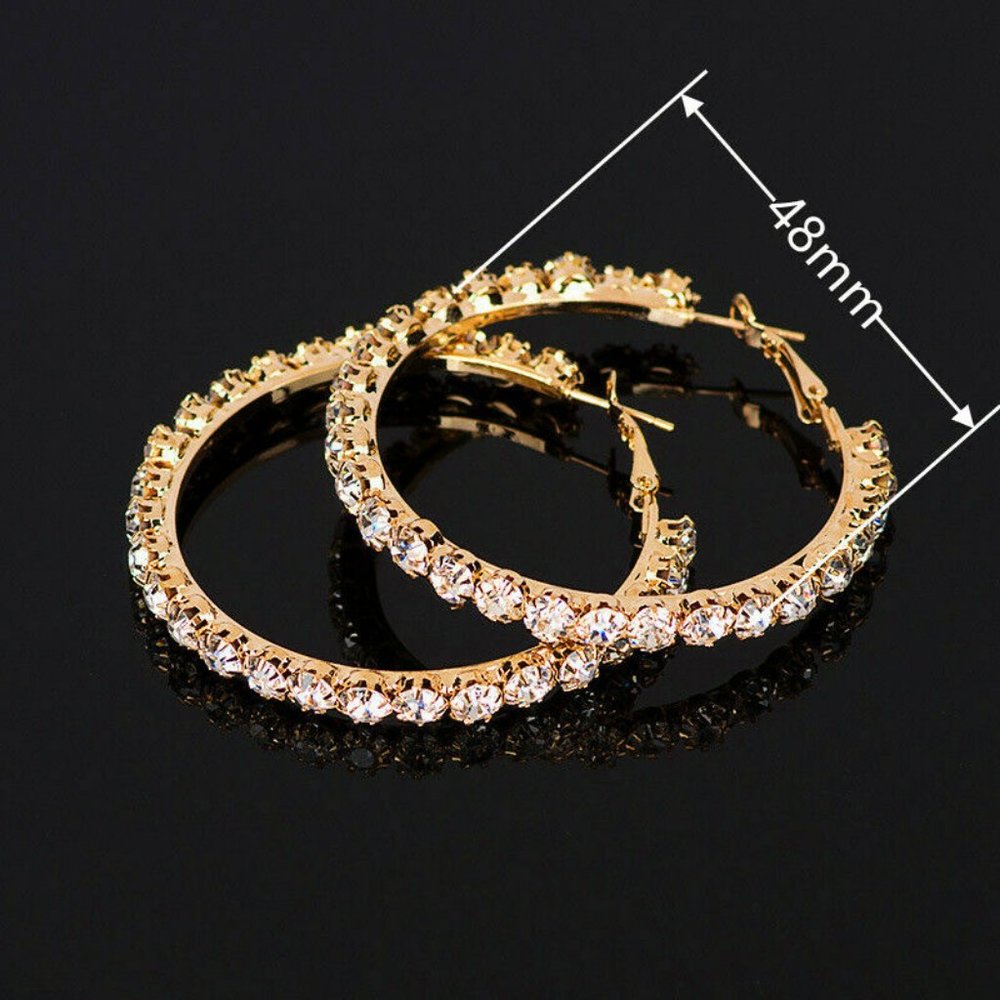 Sterling Silver Hoop Earrings - Picture 4 of 4